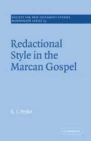 Redactional Style in the Marcan Gospel