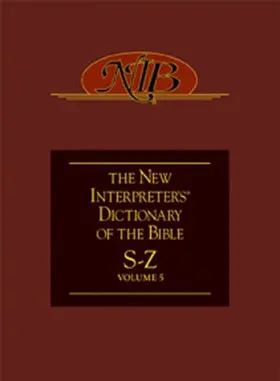 New Interpreter's Dictionary of the Bible Volume 5 - NIDB