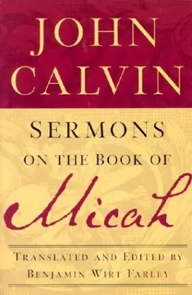 Sermons on the Book of Micah