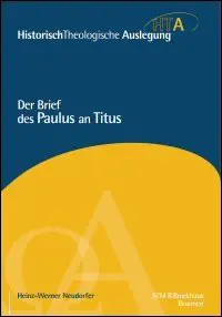 Der Brief des Apostels Paulus an Titus (Historisch-Theologische Auslegung | HTA)