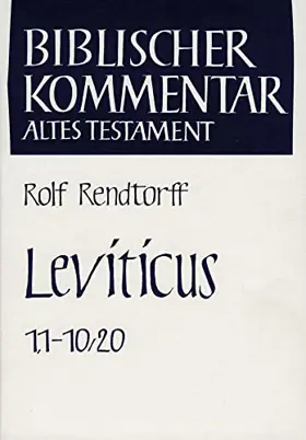 Leviticus 1,1–10,20