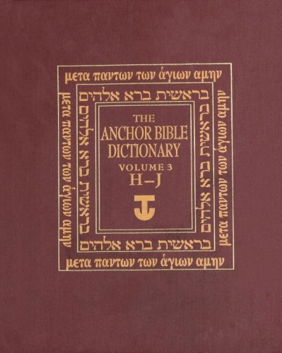 The Anchor Yale Bible Dictionary H J Volume 3 By David Noel Freedman 9780385193610 Best 7116